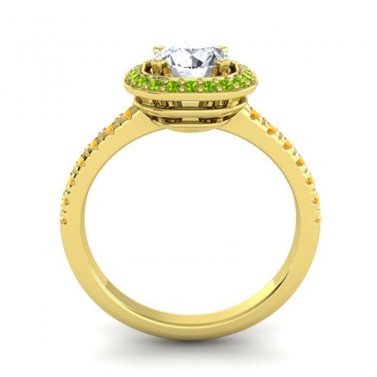 Cushion Halo Masura Ring
