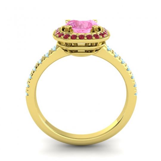 Cushion Halo Masura Ring