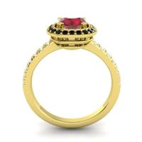Cushion Halo Masura Ring