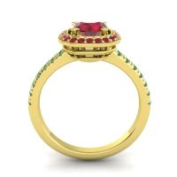 Cushion Halo Masura Ring