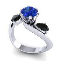 Three Stone Bypass Bhramati Ring