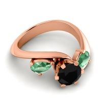 Three Stone Bypass Bhramati Ring