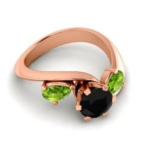 Three Stone Bypass Bhramati Ring