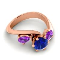 Three Stone Bypass Bhramati Ring