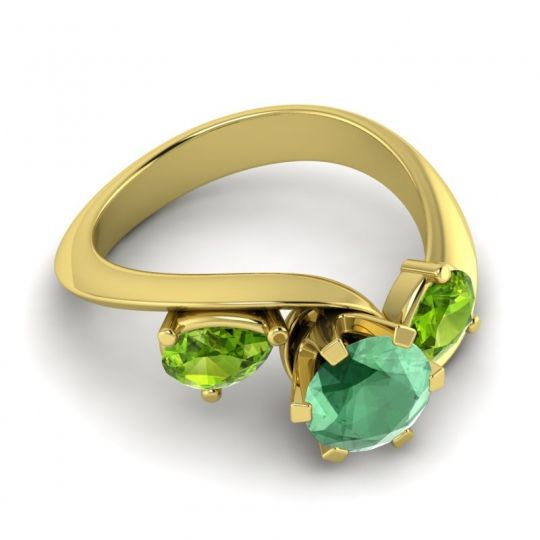 Three Stone Bypass Bhramati Ring