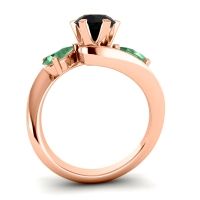 Three Stone Bypass Bhramati Ring