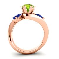 Three Stone Bypass Bhramati Ring