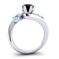 Three Stone Bypass Bhramati Ring