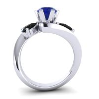 Three Stone Bypass Bhramati Ring