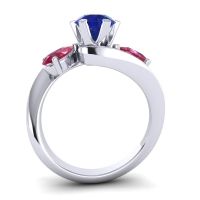 Three Stone Bypass Bhramati Ring