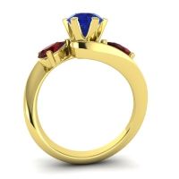 Three Stone Bypass Bhramati Ring