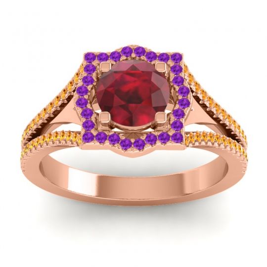 Ornate Halo Naksatra Ring