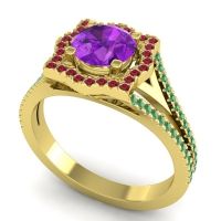 Ornate Halo Naksatra Ring