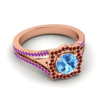 Ornate Halo Naksatra Ring