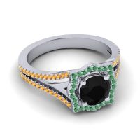 Ornate Halo Naksatra Ring