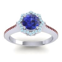 Ornate Halo Pave Taraka Ring