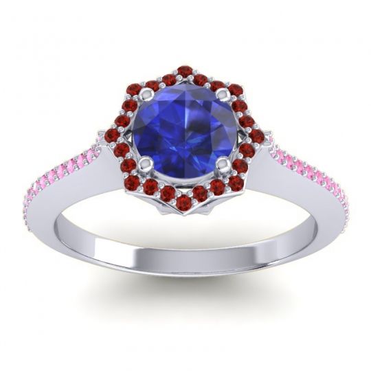 Ornate Halo Pave Taraka Ring