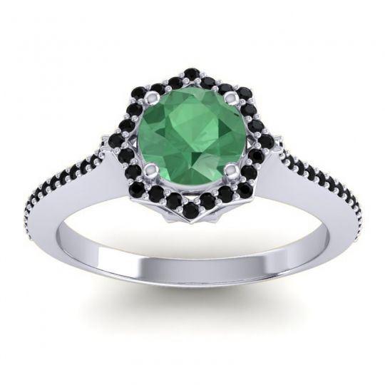 Ornate Halo Pave Taraka Ring