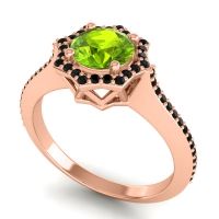 Ornate Halo Pave Taraka Ring