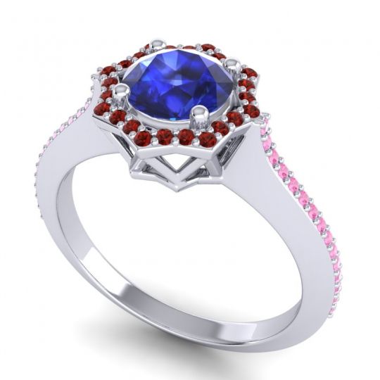 Ornate Halo Pave Taraka Ring
