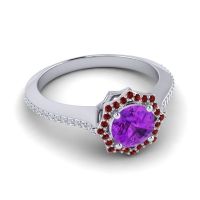 Ornate Halo Pave Taraka Ring