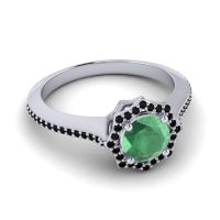 Ornate Halo Pave Taraka Ring