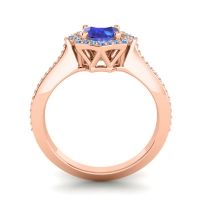 Ornate Halo Pave Taraka Ring