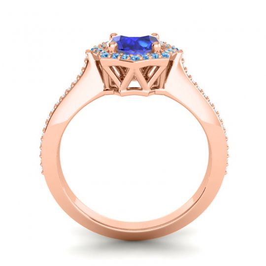 Ornate Halo Pave Taraka Ring