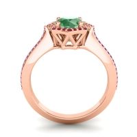 Ornate Halo Pave Taraka Ring