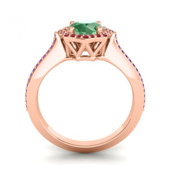 Ornate Halo Pave Taraka Ring