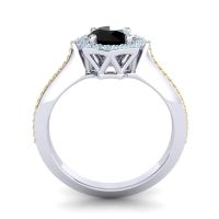 Ornate Halo Pave Taraka Ring