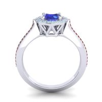 Ornate Halo Pave Taraka Ring