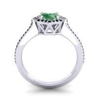 Ornate Halo Pave Taraka Ring