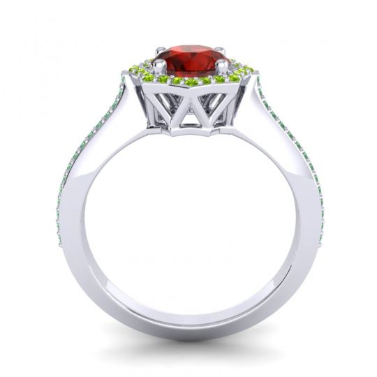 Ornate Halo Pave Taraka Ring