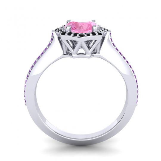 Ornate Halo Pave Taraka Ring