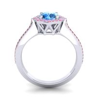 Ornate Halo Pave Taraka Ring