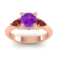 Three Stone Divya Ring