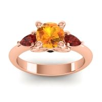 Three Stone Divya Ring