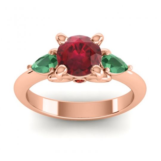 Three Stone Divya Ring