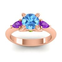 Three Stone Divya Ring