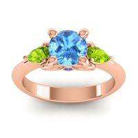 Three Stone Divya Ring