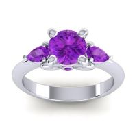Three Stone Divya Ring