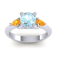 Three Stone Divya Ring