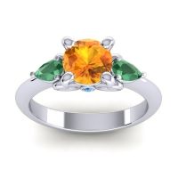 Three Stone Divya Ring