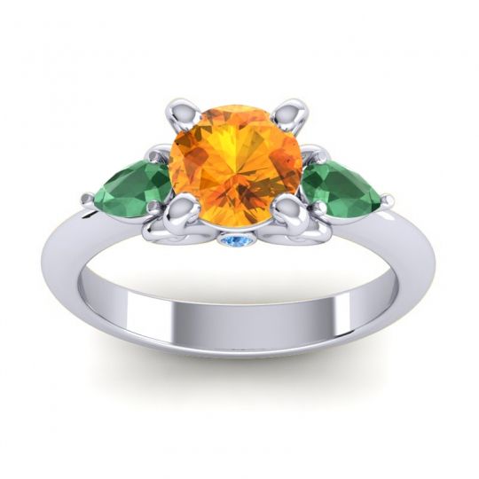 Three Stone Divya Ring