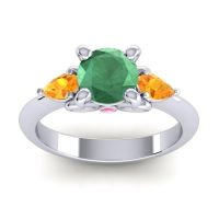 Three Stone Divya Ring