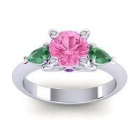 Three Stone Divya Ring