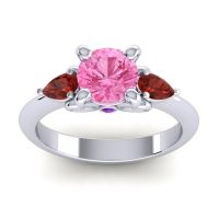 Three Stone Divya Ring