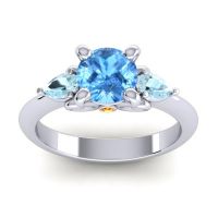 Three Stone Divya Ring