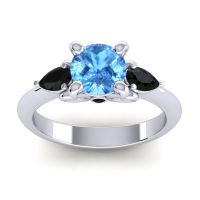 Three Stone Divya Ring